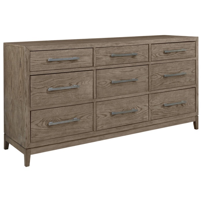 Signature Design By Ashley Chrestner 9 Drawer 71" W Dresser & Reviews ...